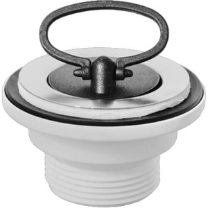 Выпуск (60мм нержавеющая решетка) с пробкой; выход 1 1/4"«папа» McALPINE